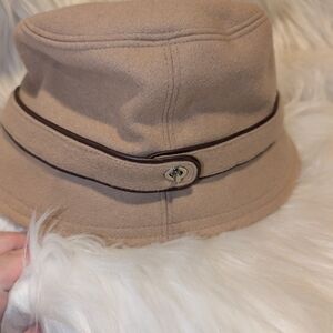 Coach Brown and Black Patterned Hat